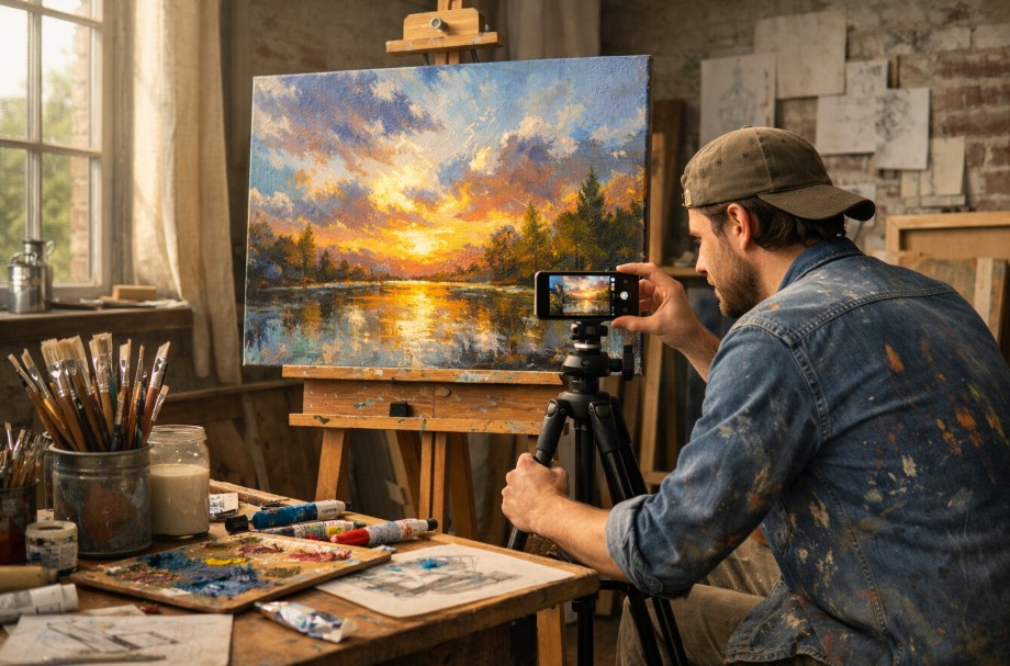 Assicurati che la fotocamera sia perfettamente frontale: